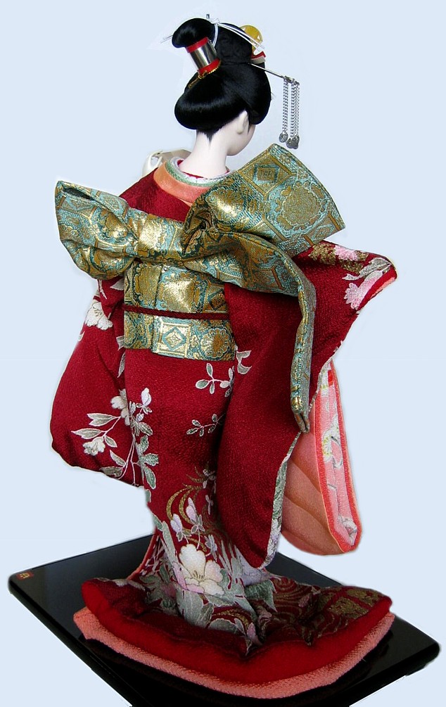 Japanese traditional interior doll of a dancing girl, 1960's