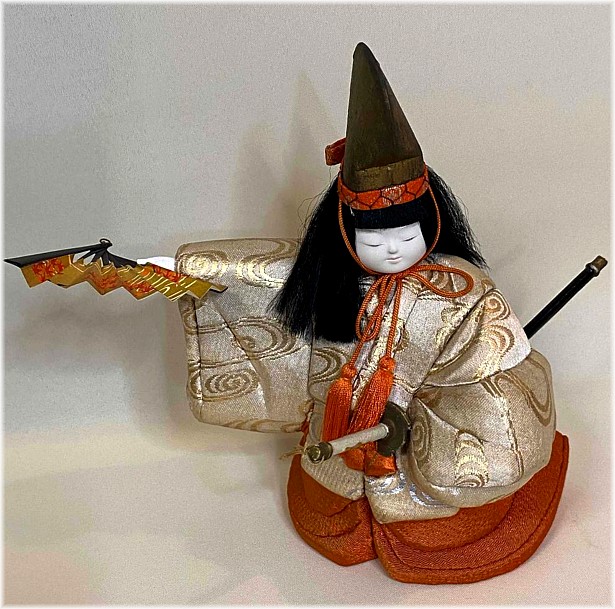 japanese traditional kimekomi doll, 1930's