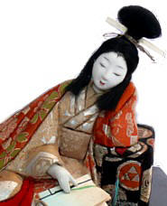 Japanese antique kimekomi  doll, 1930's. 