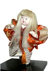 Japanese antique kabuki doll , 1930's. The Japonic Online Shop