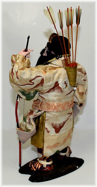 japanese antique doll of Jinmu Tenno, 1950's