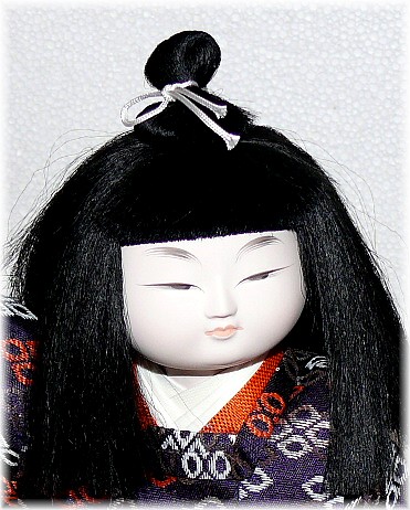 samurai boy, japanese traditional doll, 1960's