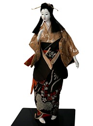 japanese antique  long hair beauty doll. The Japonic Online Store