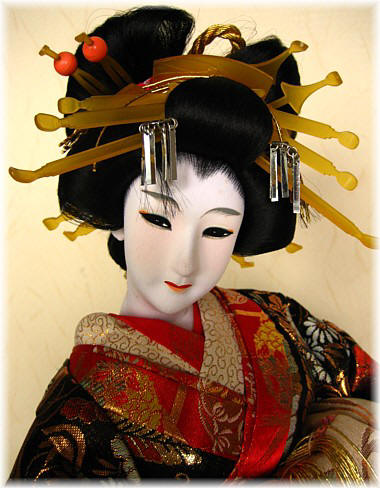 Japanese antique OIRAN doll