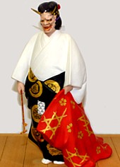 Japanese Hakata clay doll 