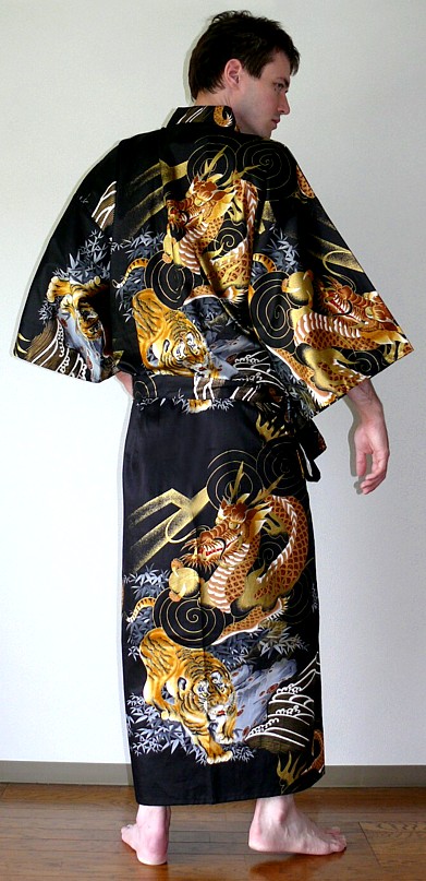 AOYAMA, Japanese kimono for man, cotton 100%, made in Japan