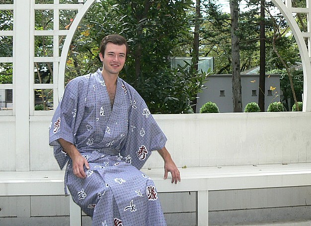 japanese pure cotton summer kimono - yukata for man. The Japonic Online Store