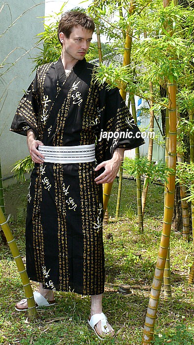 japanese man's cotton kimono