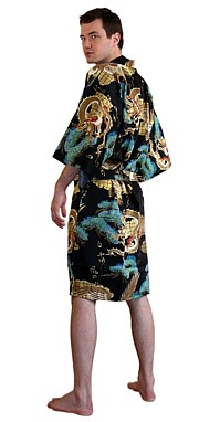 japanese man's  kimono, cotton 100%. The Japonic Online Store