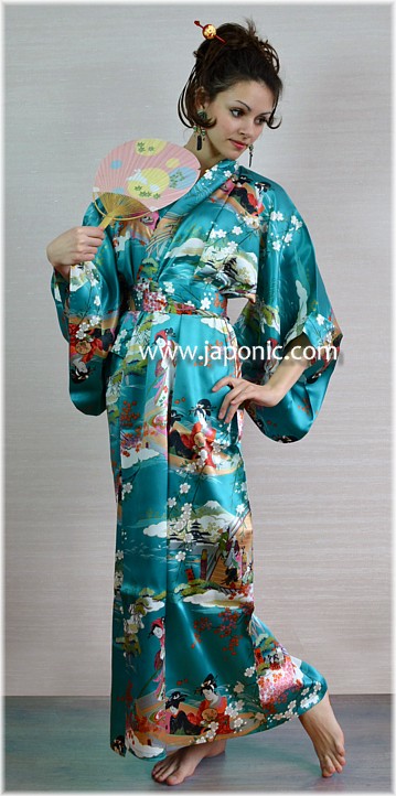 japanese silk modern kimono gown. The Japonic Online Kimono Store