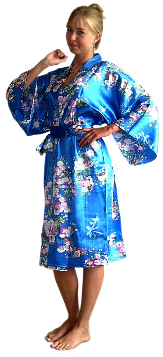 pure silk japanese kimono robe directly from japan