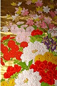 japanese silk brocaded obi sash woman's  kimono