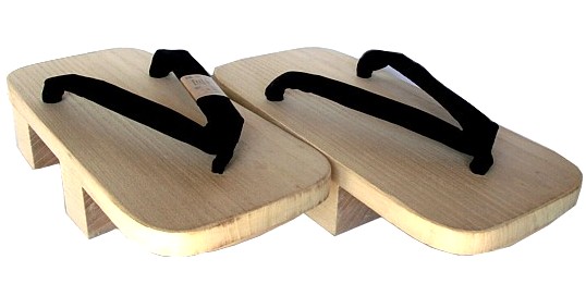 japanese  traditional wooden shoes GETA