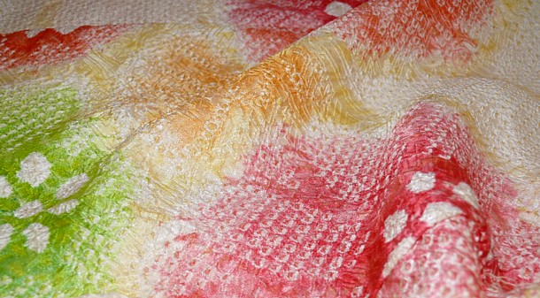 kimono, detail of fabric
