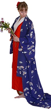 japanese woman's casua kimono