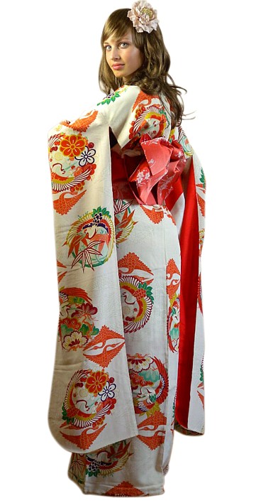 Japanese antique kimono